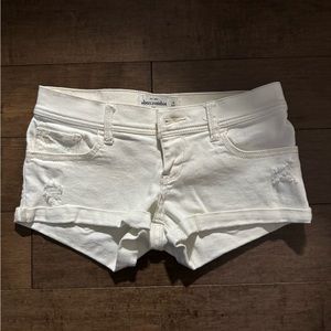White Abercrombie Shorts